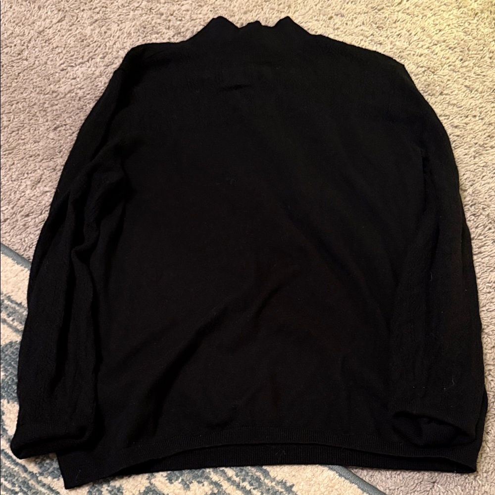 LOFT women’s Black Turtleneck Sweater